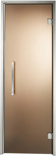 Дверь для турецкой парной GRANDIS GS 8x21 (780мм х 2090мм), стекло бронза матовая