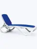Шезлонг Nardi Omega, blue 194x91x69 см