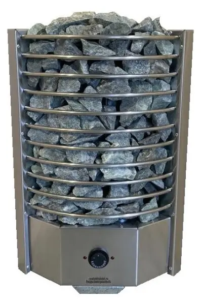 Печь электрическая Олимпия Плюс, угловая, со встроенным пультом и решеткой от 55 до 75 кг камней в интернет-магазине WellMart24.com