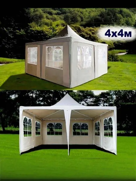 Шатер-павильон AFM-1032FB Beige 4х4