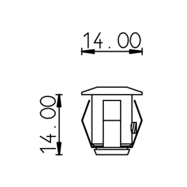 Комплект насадок Cariitti CR-03, золото, 6 штук, 1532612
