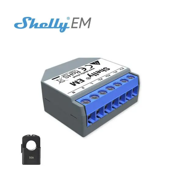 Умный счётчик энергии Wi-Fi, Shelly EM