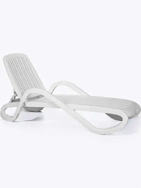 Шезлонг Nardi Eden, white 194x85x71 см