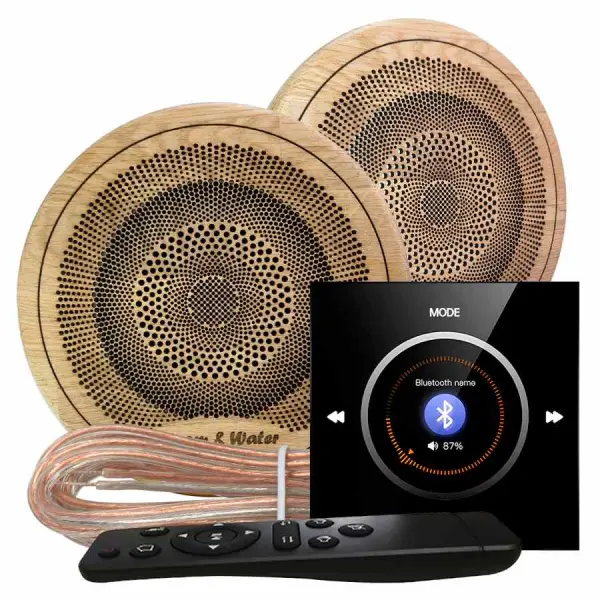 Акустическая система для сауны S&W Noise Sauna Round 2, Black, IP-68