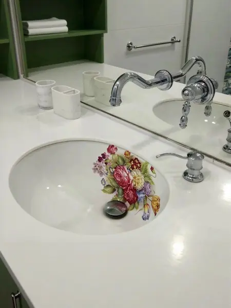 Раковина керамическая под столешницу Alsace, (490х400х210), 1707