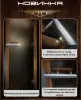 Дверь для сауны DoorWood Розы, 700 х 1900 мм, без порога, прозрачная, коробка ольховая