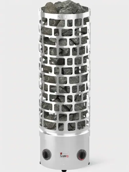 Электрическая печь Sawo Aries Round ARI3-90NB-P, со встроенным пультом в интернет-магазине WellMart24.com