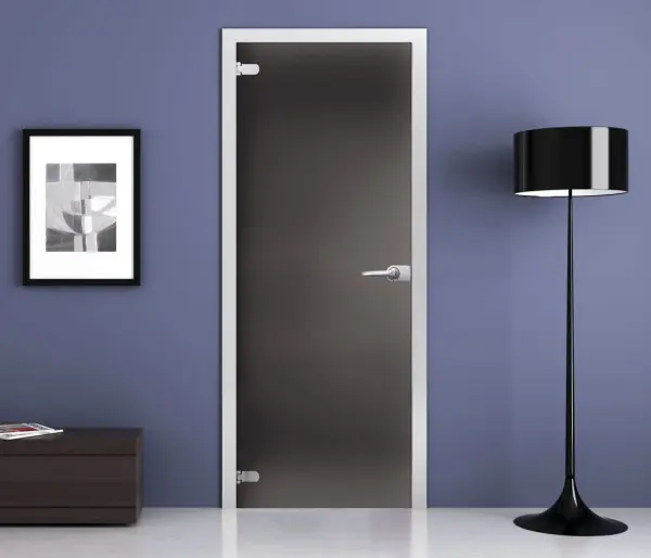 Дверь стеклянная межкомнатная MaybahGlass Classic CC06, 800х2000, серое матовое