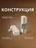 Дверь DoorWood бронза матовая серия Эталон Лайт для бани, 700х1900 мм, полотно стекло 8 мм, коробка осина