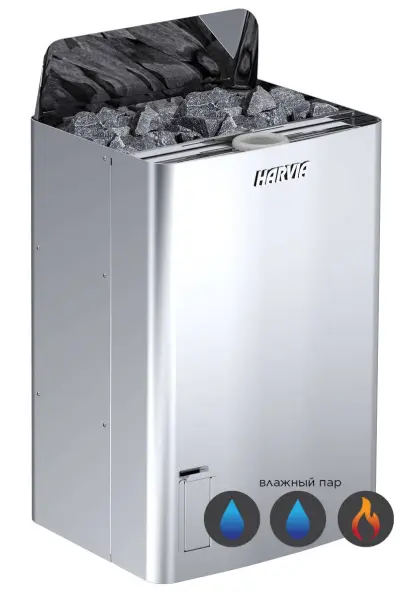 Печь для бани Harvia The Wall Combi SW45S без пульта в интернет-магазине WellMart24.com