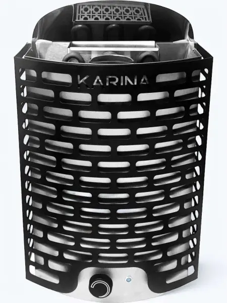 Электрическая печь для бани Karina Optima Steam 5 кВт, со встроенным управлением в интернет-магазине WellMart24.com