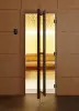 Стеклянная дверь DoorWood Престиж для бани, 700 х 1900 мм, с порогом, прозрачная, коробка ольха