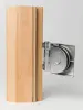 Дверь DoorWood Графит для бани, 70х190 см, без порога, стеклянное полотно серое, коробка ольxа