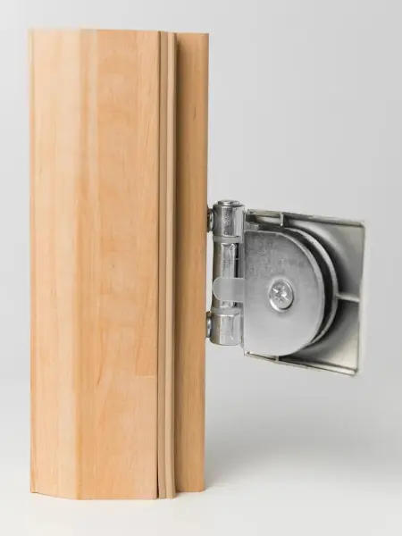 Дверь DoorWood Графит для бани, 70х190 см, без порога, стеклянное полотно серое, коробка ольxа