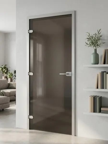 Дверь стеклянная межкомнатная MaybahGlass Classic-3 CC06, 800х2000, серое матовое