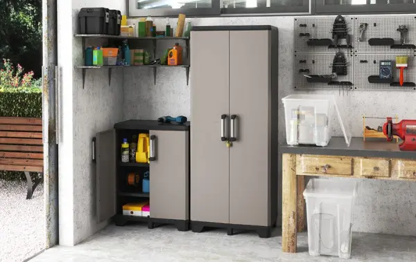 Пластиковый шкаф Keter Pro Tall Cabinet, black, 17210847