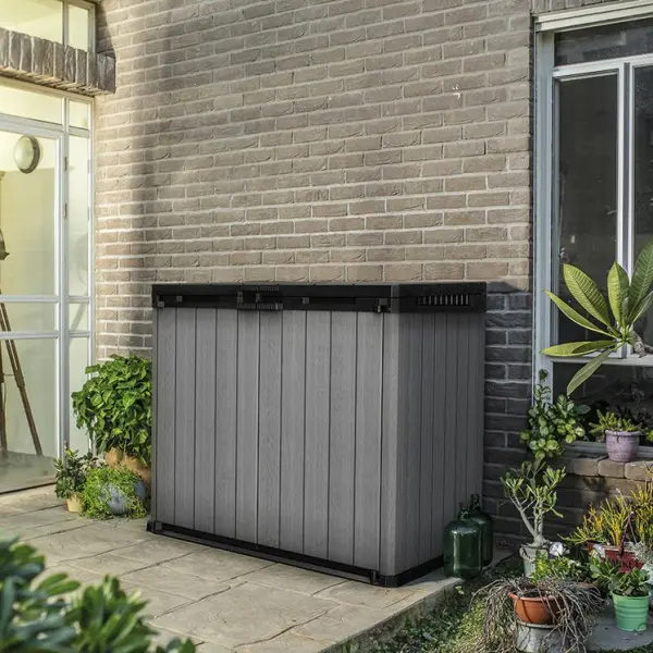 Пластиковый шкаф для улицы Keter Darwin, 1150L, grey