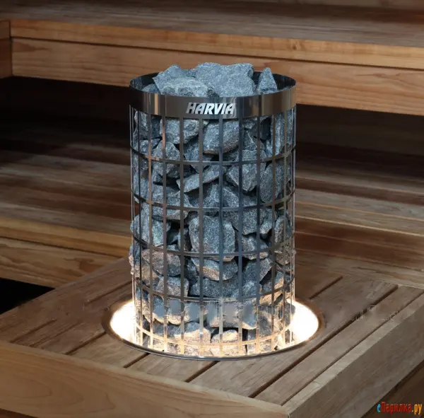 Электрическая печь Harvia Cilindro PC70E Steel, с выносным пультом Germes WiFi в интернет-магазине WellMart24.com