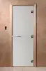 Дверь для сауны DoorWood, 800мм х 1900мм, без порога, сатин, коробка ольха