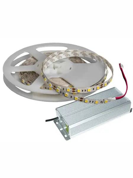 Светодиодная лента для хамама WML-120-W, IP67, 5м, холодный белый