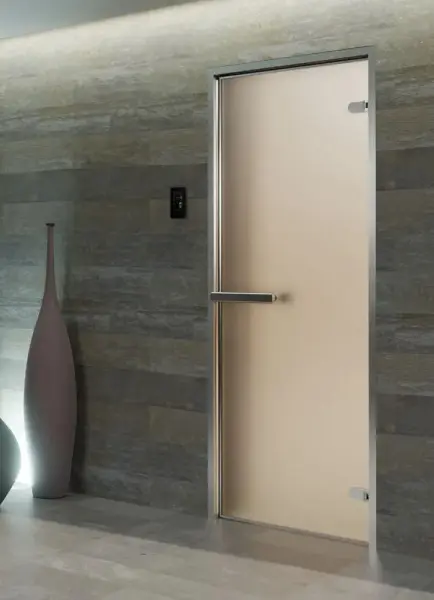 Дверь для турецкой парной DoorWood Hamam Light 800мм х 2000мм, сатин