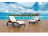 Шезлонг Siesta GS 1009, brown 187x73x44 см