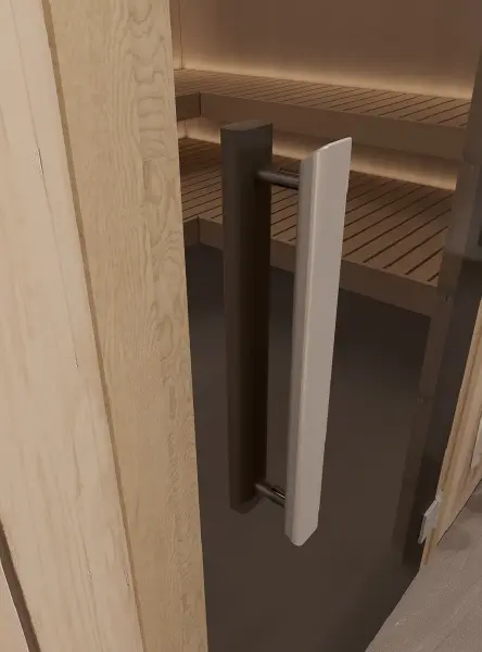 Дверь для сауны DoorWood Favorit, 800мм х 2000мм, без порога, бронза