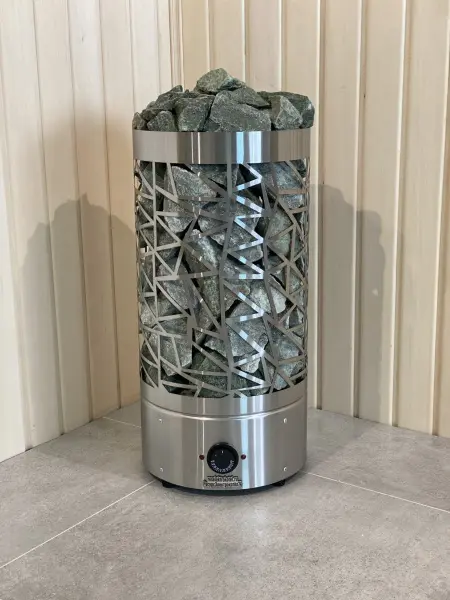 Печь электрическая каменка для сауны Лёд Плюс 4,5 кВт, со встроенным пультом в интернет-магазине WellMart24.com