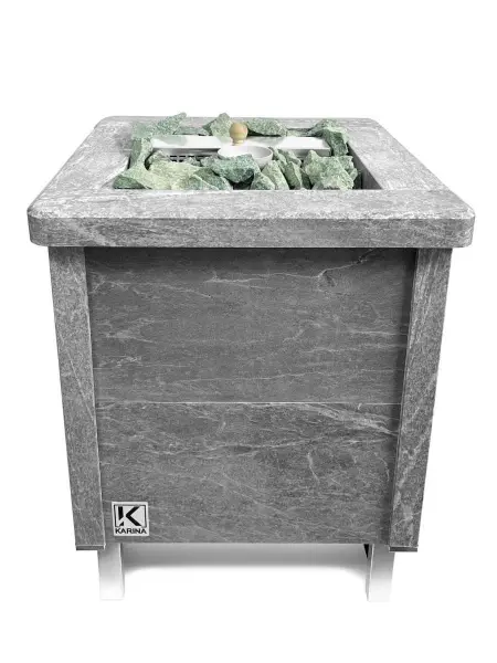 Электрическая печь Karina Quadro 15 кВт, талькохлорит, без пульта в интернет-магазине WellMart24.com