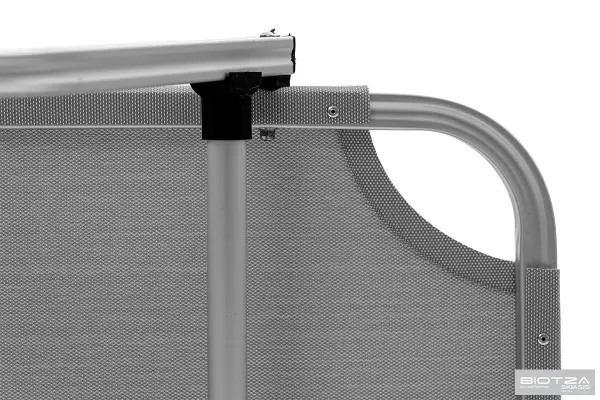 Уличный шезлонг складной алюминиевый Biotza Dias, gray серый, 196 х 62 x 33 см. 