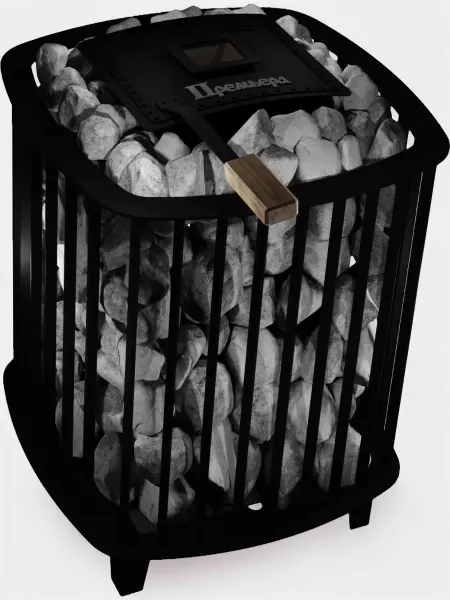 Электрическая печь для бани VVD Премьера Руса 4кВт (с закрытой каменкой) без пульта в интернет-магазине WellMart24.com