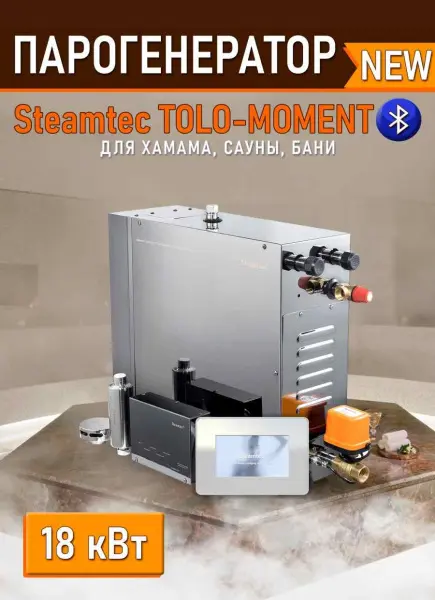 Парогенератор Steamtec MOMENT-180 18,0кВт с пультом управления