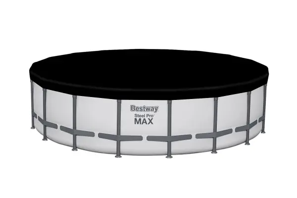 Каркасный бассейн Bestway Steel Pro Max 549х132см, фильтр-насос, лестница, тент комплекте, 561FJ BW