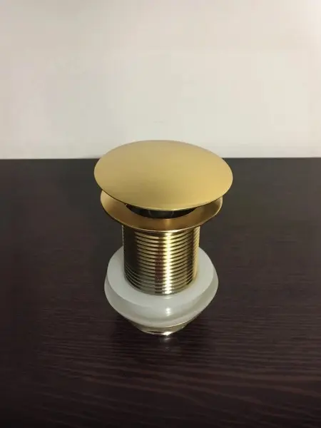 Слив латунный, цвет золото, 45мм