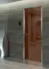 Дверь для турецкой парной DoorWood Hamam Light 700мм х 1900мм, без порога, стекло бронза