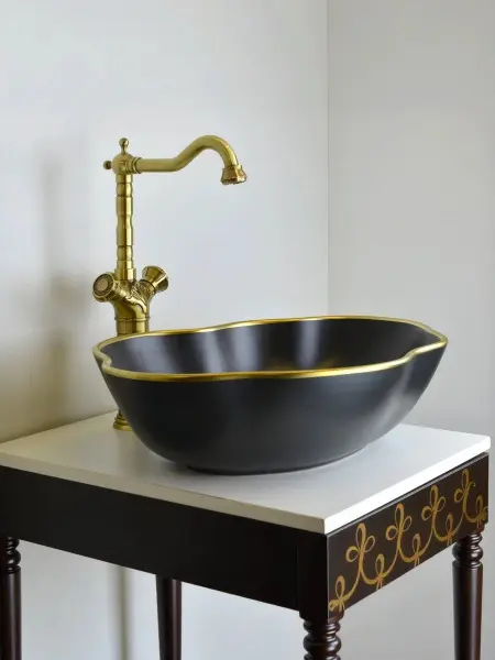 Раковина керамическая на столешницу, (500х380х130), 1395